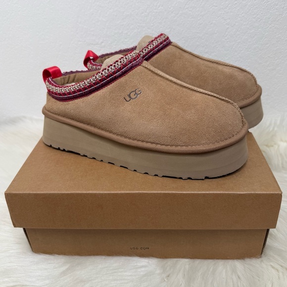 *NEW* UGG Women's Tazz II Chestnut Platform Mules - Picture 6 of 15